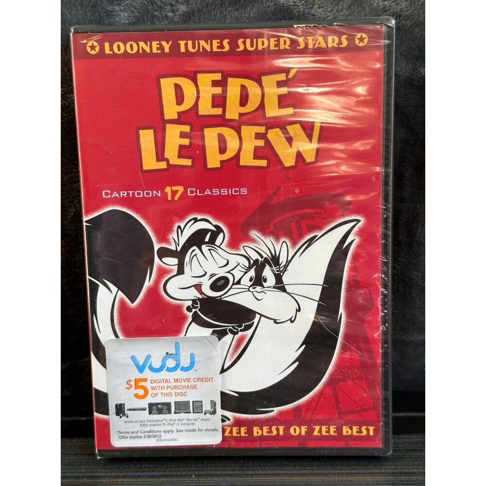NWT Sealed Pepe Le Pew Zee Best of Zee Best Looney Tunes DVD‎ Love Stinks